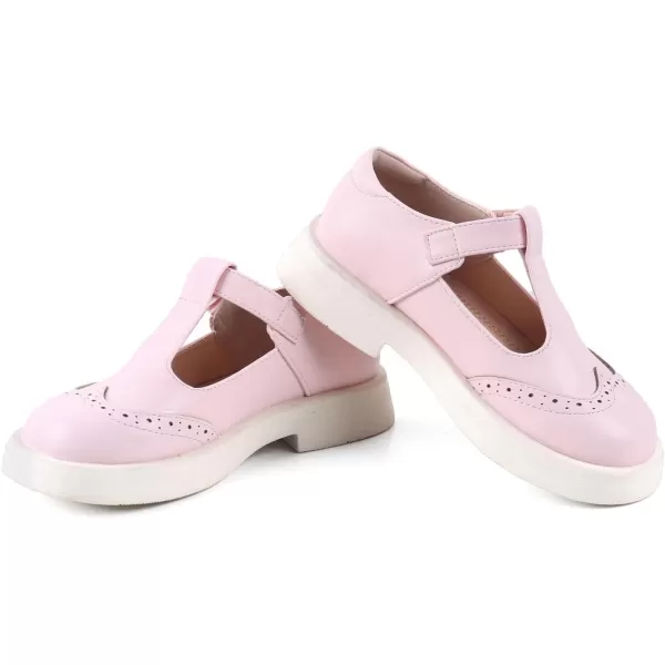ADAMUMU Girls Dress Shoes Cute Bow Mary Jane Shoes Ballerina Flats with Satin Ankle Tie,Flower Girls for Wedding Sparkly Birthday Party or School Daily Dress Up