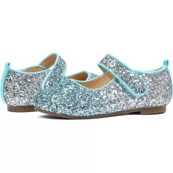 ADAMUMU Girls Dress Up Shoes Sparkly Shoes for Girls Princess Mary Jane School Uniform Dress Shoes in Performance, Prom and Graduation for Toddler/Little/Big Kids