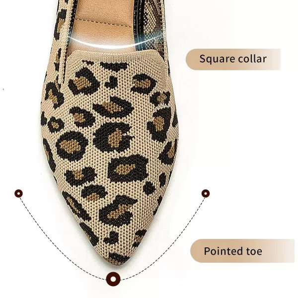 ADAMUMU Women's Ballet Flats for Pointed Toe Shoes Slip On Casual Mesh Flats Shoes