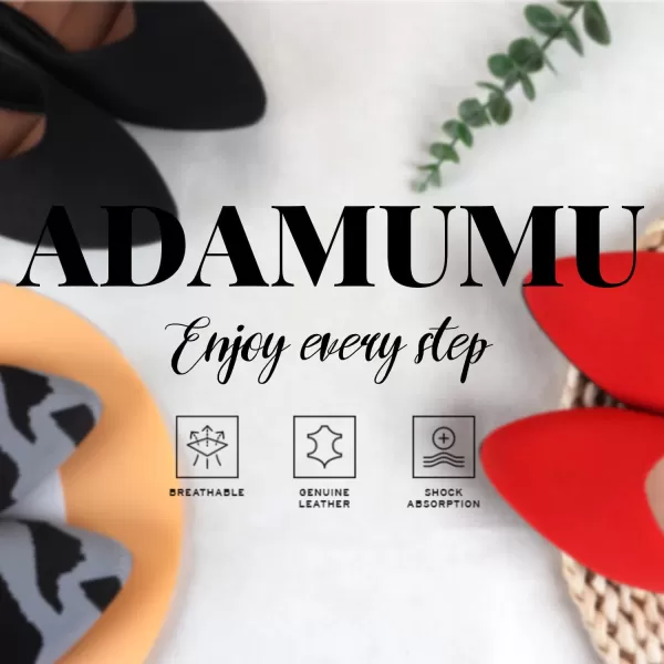 ADAMUMU Women's Ballet Flats for Pointed Toe Shoes Slip On Casual Mesh Flats Shoes