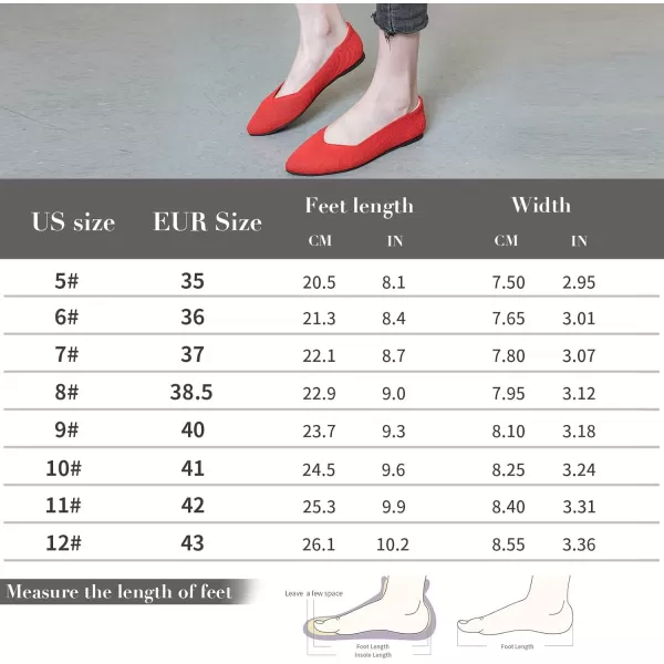 ADAMUMU Women's Ballet Flats for Pointed Toe Shoes Slip On Casual Mesh Flats Shoes