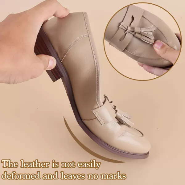 ADAMUMU Womens Loafers Business Casual Shoes for Women, Chunky Leather Loafers Women Office Shoes, Platform Lug Sole Loafers for Women Dressy
