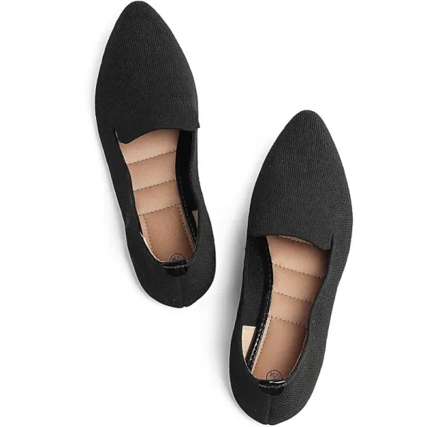 ADAMUMU Women's Ballet Flats for Pointed Toe Shoes Slip On Casual Mesh Flats Shoes