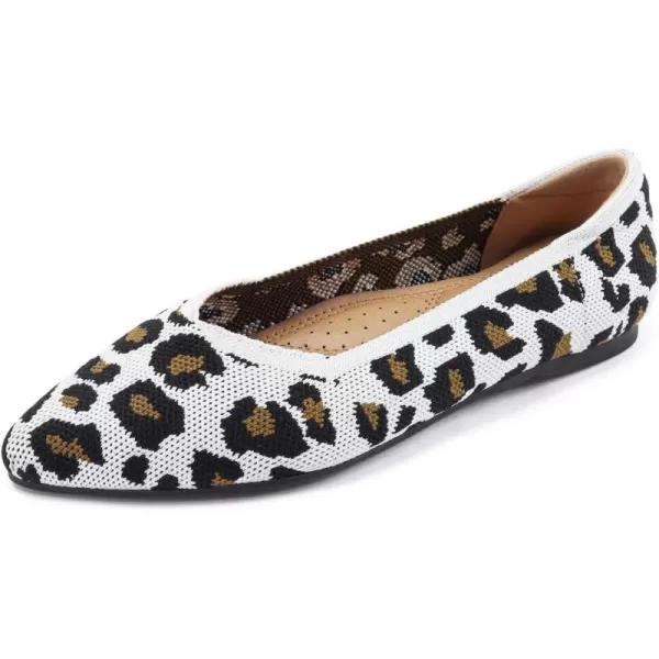 ADAMUMU Women's Ballet Flats for Pointed Toe Shoes Slip On Casual Mesh Flats Shoes