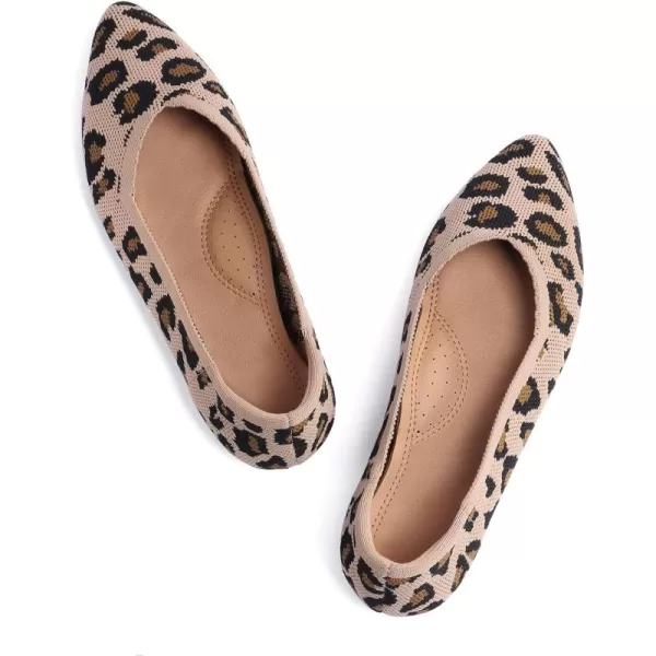 ADAMUMU Women's Ballet Flats for Pointed Toe Shoes Slip On Casual Mesh Flats Shoes