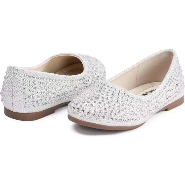 ADAMUMU Girls Dress Up Shoes Sparkly Shoes for Girls Princess Mary Jane School Uniform Dress Shoes in Performance, Prom and Graduation for Toddler/Little/Big Kids
