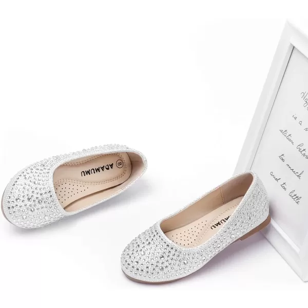 ADAMUMU Girls Dress Up Shoes Sparkly Shoes for Girls Princess Mary Jane School Uniform Dress Shoes in Performance, Prom and Graduation for Toddler/Little/Big Kids