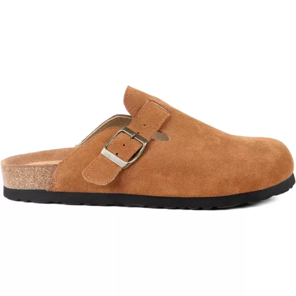 imageADAMUMU Clogs for Womens Suede ClogsBrown