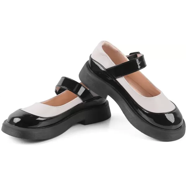 imageADAMUMU Toddler Dress Shoes Flower Girl Shoes for Weeding Cute Toddler Mary Jane Shoes Lace Flore Ballet Flat for Walking JumpingBucklecream