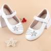 imageADAMUMU Girls Dress Shoes Flower Girl Shoes for Weeding Cute Toddler Mary Jane ShoesColorfulsilver25