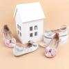 imageADAMUMU Girls Dress Shoes Flower Girl Shoes for Weeding Cute Toddler Mary Jane ShoesColorfulsilver26