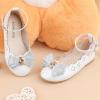 imageADAMUMU Girls Dress Shoes Flower Girl Shoes for Weeding Cute Toddler Mary Jane ShoesColorfulsilver26