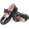 imageADAMUMU Girls Dress Shoes Flower Girl Shoes for Weeding Cute Toddler Mary Jane ShoesPearl Bowblack