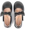 imageADAMUMU Girls Dress Shoes Flower Girl Shoes for Weeding Cute Toddler Mary Jane ShoesPearl Bowblack