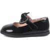 imageADAMUMU Girls Dress Shoes Flower Girl Shoes for Weeding Cute Toddler Mary Jane ShoesPearl Bowblack