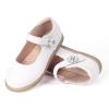 imageADAMUMU Girls Dress Shoes Flower Girl Shoes for Weeding Cute Toddler Mary Jane ShoesWhite17