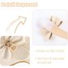 imageADAMUMU Girls Low Heel Shoes PU Dress Shoes for WeddingLittle Big KidsCream