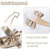 imageADAMUMU Girls Low Heel Shoes PU Dress Shoes for WeddingLittle Big KidsGold