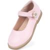 imageADAMUMU Girls Dress Shoes Flower Girl Shoes for Weeding Cute Toddler Mary Jane ShoesPink17