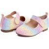 imageADAMUMU Girls Dress Up Shoes Sparkly Shoes for Girls Princess Mary Jane School Uniform Dress Shoes in Performance Prom and Graduation for ToddlerLittleBig KidsColorful