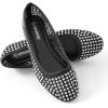 imageADAMUMU Rhinestone Flats for Women Sparkly Crystals Ballerina Shoes Crystals Sparkly Mary Jane Flats Round Toe Buckle Strap Design Comfortable and Non Slip Sole Flat for Daily Wear and WorkBlack04