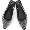 imageADAMUMU Rhinestone Flats for Women Sparkly Crystals Ballerina Shoes Crystals Sparkly Mary Jane Flats Round Toe Buckle Strap Design Comfortable and Non Slip Sole Flat for Daily Wear and WorkBlack02