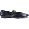 imageADAMUMU Rhinestone Flats for Women Sparkly Crystals Ballerina Shoes Crystals Sparkly Mary Jane Flats Round Toe Buckle Strap Design Comfortable and Non Slip Sole Flat for Daily Wear and WorkBlack