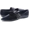 imageADAMUMU Rhinestone Flats for Women Sparkly Crystals Ballerina Shoes Crystals Sparkly Mary Jane Flats Round Toe Buckle Strap Design Comfortable and Non Slip Sole Flat for Daily Wear and WorkBlack