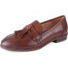 imageADAMUMU Womens Loafers Business Casual Shoes for Women Chunky Leather Loafers Women Office Shoes Platform Lug Sole Loafers for Women DressyBrown