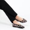 imageADAMUMU Ballerina Flats for Women Comfy Knit Leopard Shoes Arch Support Shoes Foldable Flats Closed Toe Wedding Flats Redleopard 5M