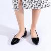 imageADAMUMU Womens DOrsay Ballet Flat Pointed Toe Ankle Strap Shoes Dressy Comfort Closed Toe Summer ShoesBlackpu02