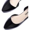 imageADAMUMU Womens DOrsay Ballet Flat Pointed Toe Ankle Strap Shoes Dressy Comfort Closed Toe Summer ShoesBlackpu02