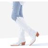 imageADAMUMU Womens Wide Calf Cowboy Boots Classic WesternStyle Cowboys Boots for Women Pointed Toe Womens Cowgirl Boots with Chunky Heel NonSlip Sole for Adding Timeless Elegance to Your WardrobeWhite