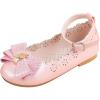 imageADAMUMU Toddler Dress Shoes Flower Girl Shoes for Weeding Cute Toddler Mary Jane Shoes Lace Flore Ballet Flat for Walking JumpingPink26
