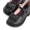imageADAMUMU Little Girls Princess Shoes Glittler Dress Shoes for Gilrs Toddler Girl Heels for Christmas Parties and Holiday CelebrationsBowblack