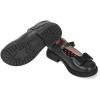 imageADAMUMU Little Girls Princess Shoes Glittler Dress Shoes for Gilrs Toddler Girl Heels for Christmas Parties and Holiday CelebrationsBowblack