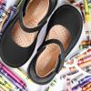 imageADAMUMU Little Girls Princess Shoes Glittler Dress Shoes for Gilrs Toddler Girl Heels for Christmas Parties and Holiday CelebrationsXy02black02