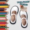 imageADAMUMU Little Girls Princess Shoes Glittler Dress Shoes for Gilrs Toddler Girl Heels for Christmas Parties and Holiday CelebrationsXy02white