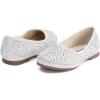 imageADAMUMU Girls Dress Up Shoes Sparkly Shoes for Girls Princess Mary Jane School Uniform Dress Shoes in Performance Prom and Graduation for ToddlerLittleBig KidsSilver