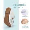 imageADAMUMU Toddler Dress Shoes Flower Girl Shoes for Weeding Cute Toddler Mary Jane Shoes Lace Flore Ballet Flat for Walking Jumping