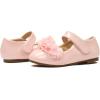 image:imageADAMUMU Toddler Dress Shoes Flower Girl Shoes for Weeding Cute Toddler Mary Jane Shoes Lace Flore Ballet Flat for Walking JumpingFive Flowers Pink