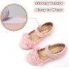 image:imageADAMUMU Toddler Dress Shoes Flower Girl Shoes for Weeding Cute Toddler Mary Jane Shoes Lace Flore Ballet Flat for Walking JumpingFive Flowers Pink
