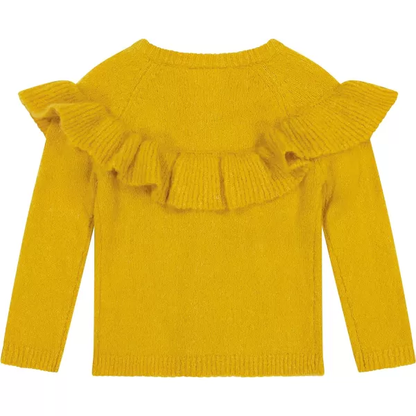 Laura Ashley 2 Pack Baby/Toddler Girl Legging &amp; Knitted Long Sleeve Peplum Tunic Top, Cotton Knit &amp; Floral Fall Outfit,NB-4T