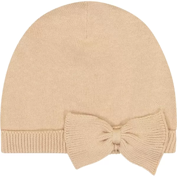 Laura Ashley 3-Piece Infant Clothes Set with Baby Sweater, Leggings and Knit Hat, 100% Cotton Knitted Outfit for Girls, 0-18M