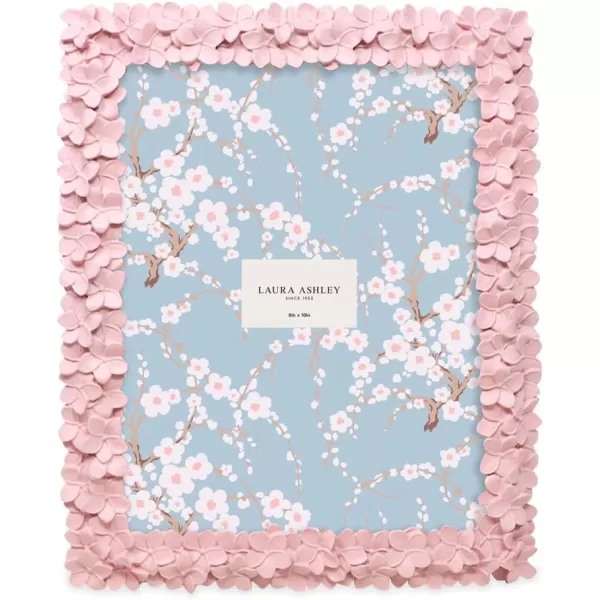 Laura Ashley 4x6 Mint Green Flower Textured Hand-Crafted Resin Picture Frame w/Easel &amp; Hook for Tabletop &amp; Wall Display, Decorative Floral Design Home Décor, Photo Gallery, Art 