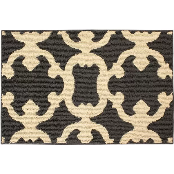Laura Ashley Accent Rug, Aubrey, 27"x45", Light Grey/Linen