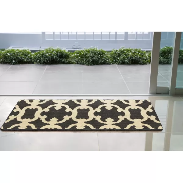 Laura Ashley Accent Rug, Aubrey, 27"x45", Light Grey/Linen
