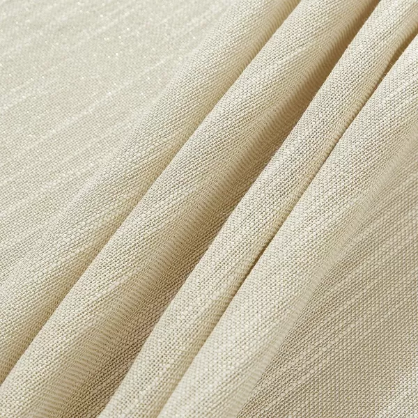 Laura Ashley Arabesque Luxurious Shimmery Fabric Tablecloth for Formal Dining, Holiday, Wedding or Party, 60" x 120", White
