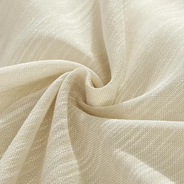Laura Ashley Arabesque Luxurious Shimmery Fabric Tablecloth for Formal Dining, Holiday, Wedding or Party, 60" x 120", White