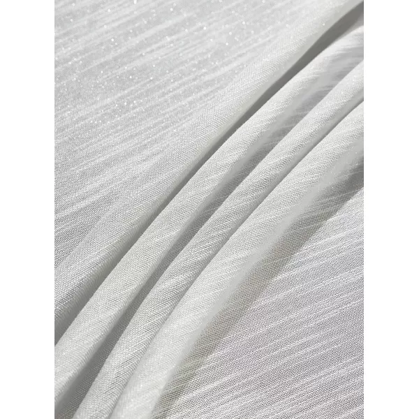 Laura Ashley Arabesque Luxurious Shimmery Fabric Tablecloth for Formal Dining, Holiday, Wedding or Party, 60" x 120", White